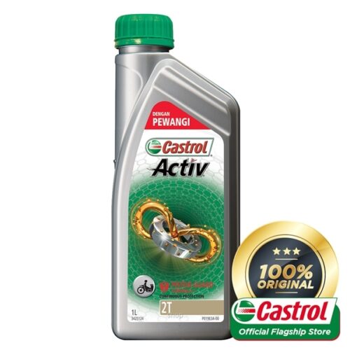 Castrol Activ 2T FC (Fragrance) Dengan Pewangi 1L Engine Oil