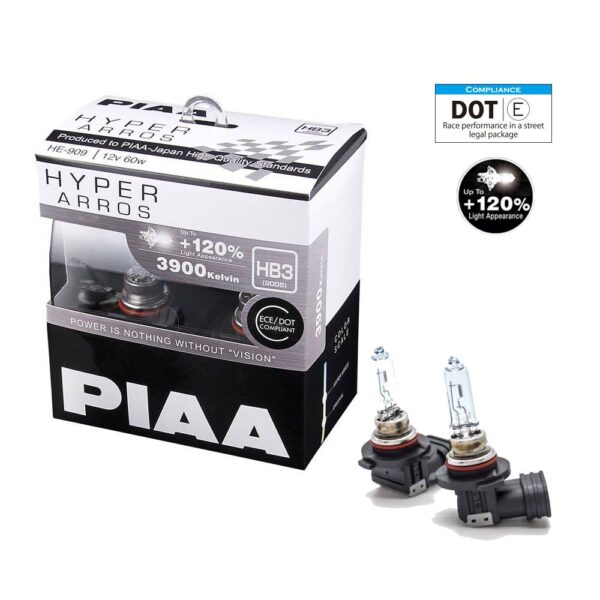 PIAA Hyper Arros 3900K Halogen Bulb Kit (2pcs) - Image 7