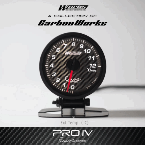 Works Engineering Pro IV 52mm Euro Series Gauge – Exhaust Temperature Gauge