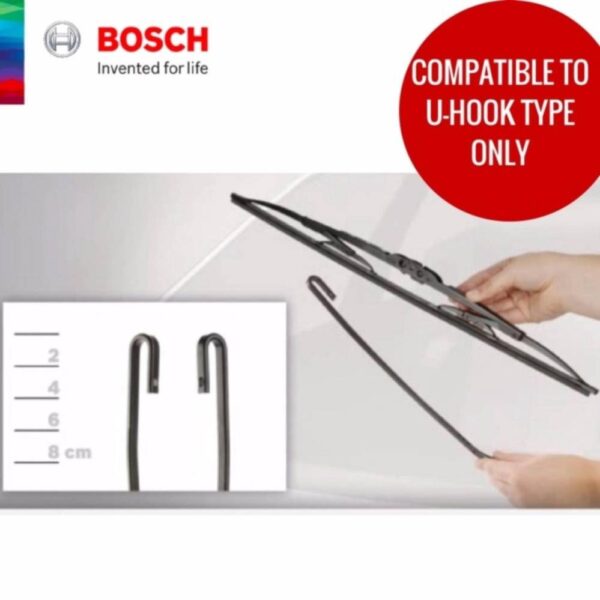 Bosch Advantage U Hook Wiper (1pc) - BA12"-26" - Image 2