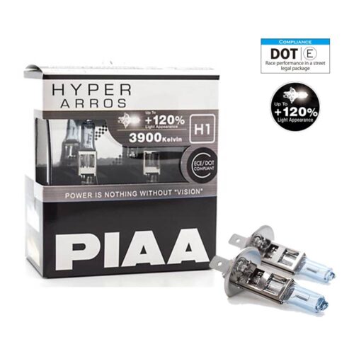 PIAA Hyper Arros 3900K Halogen Bulb Kit (2pcs)