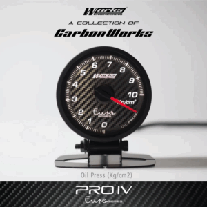 Works Engineering Pro IV 52mm Euro Series Gauge - Oil Pressure Gauge