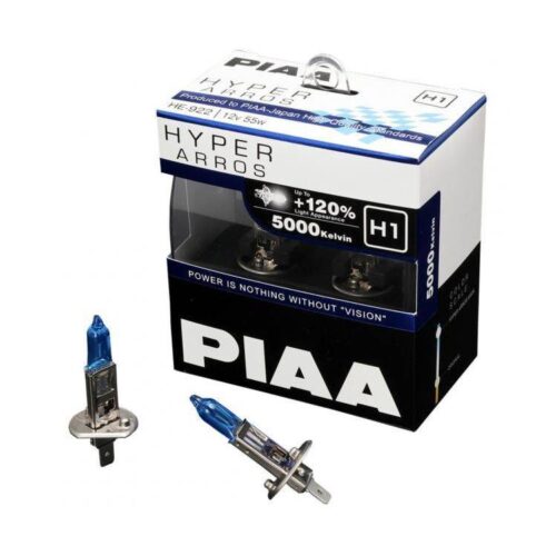 PIAA Hyper Arros 5000K Halogen Bulb Kit (2pcs)