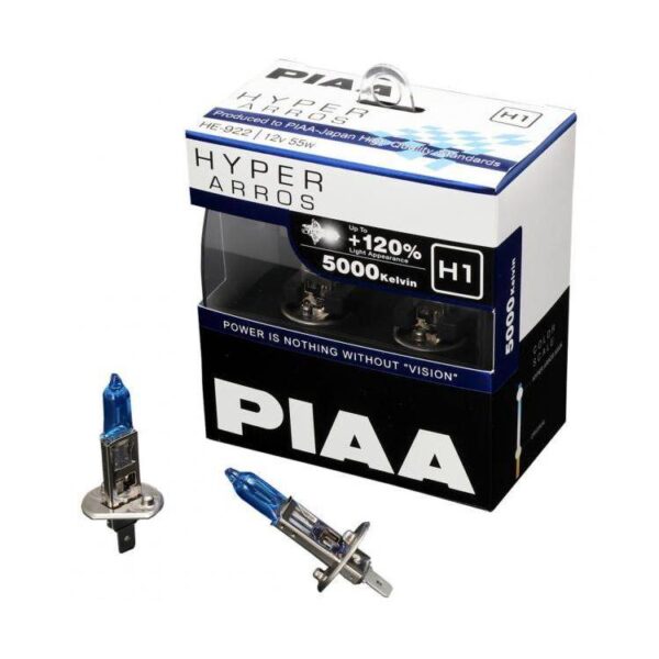 PIAA Hyper Arros 5000K Halogen Bulb Kit (2pcs)