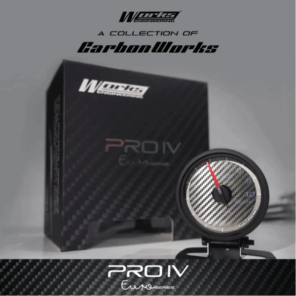 Works Engineering Pro IV 52mm Euro Series Gauge - 3 Bar Boost Gauge - Image 3