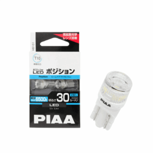 PIAA T10 ECO Line 30lm 6500K Position Twin pack 0.4w