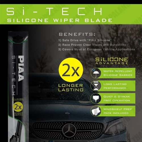 PIAA Si Tech Premium Silicone Wiper Blades Si-Tech/Sitech Various Size 14″-28″