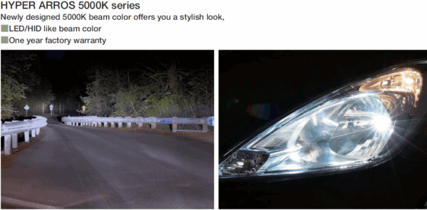 PIAA Hyper Arros 5000K Halogen Bulb Kit (2pcs) - Image 9