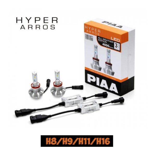 PIAA Hyper Arros 4000K LED Bulb Kit - Image 3