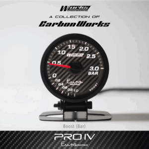 Works Engineering Pro IV 52mm Euro Series Gauge - 3 Bar Boost Gauge