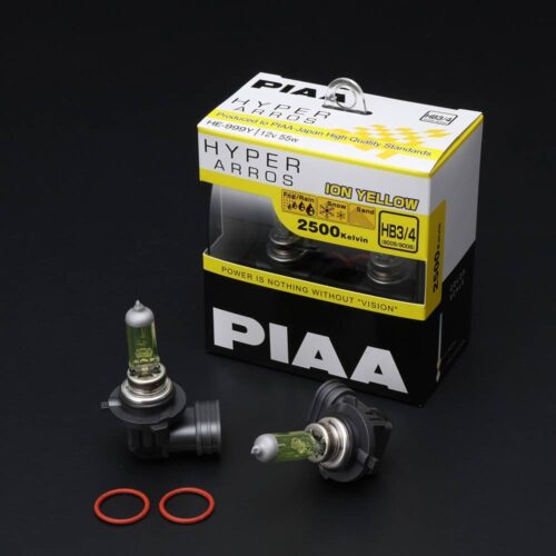 PIAA Hyper Arros 2500K Ion Yellow Halogen Bulb Kit (2pcs) – HB3/HB4