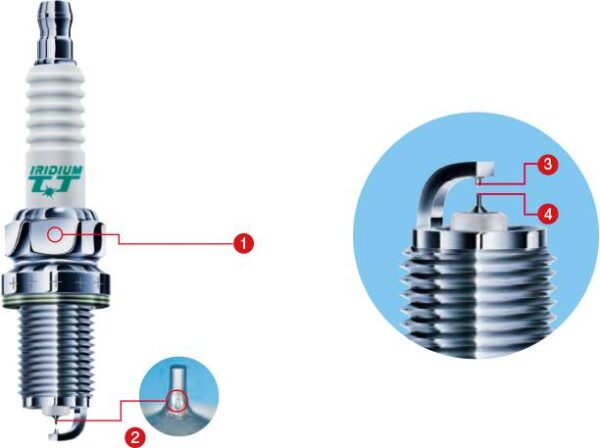 Denso Iridium Tt Spark Plug - Ik20tt (4pcs) - Image 2
